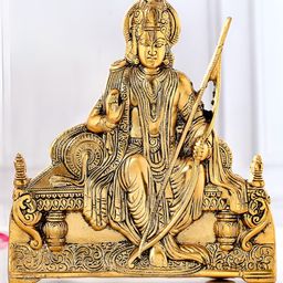Ascension Metal Plated Ram Bhagwan Murti Showpiece-picture-15