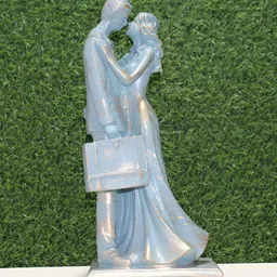 Vikarafty Turquoise Blue Curio Showpiece-image-15