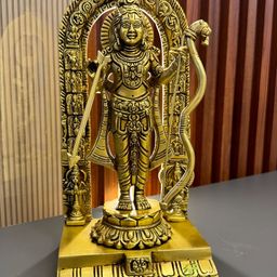 Aakrati Yellow Brass Religious Idol Showpiece-image-36