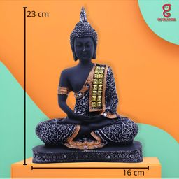 GW CREATIONS Black Figurine Decorative Showpiece-picture-15