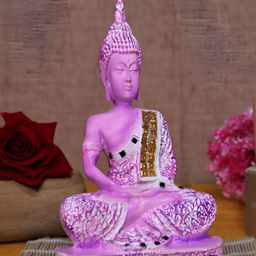 GW CREATIONS Pink Polyresin Figurine Showpiece-picture-2