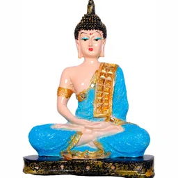 GW CREATIONS Blue Polyresin Figurine Showpiece-picture-18