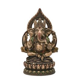 CraftVatika Copper Toned Ganesha Metal Idol Showpieces-image-50
