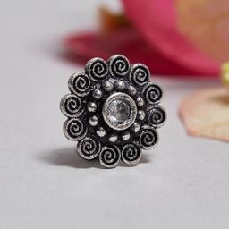 Voylla Silver-Plated Clip-On Nosepin-picture-31
