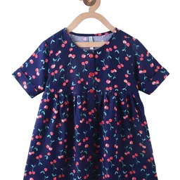 Campana Girls Floral Printed Gathered Empire Top-picture-38