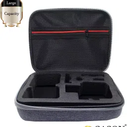 CASON Carrying Case for Action Camera/Carrying Bag for Action Camera Accessories CS6,CN50,CN10 Go pro Accessories Go Pro 11/0/9/8,DJI OSMO, Insta 360,SJCAM and Others Camera Bag image 3