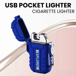 Explorer USB (Cigaratte Lighter)Windproof Flameless ARC Rechargeable LighterA185 Explorer USB (Cigaratte Lighter)Windproof Flameless ARC Rechargeable LighterA185 Pocket Lighter-image-96