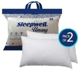 Comfort pillow Polyester Fibre, Microfibre Solid Sleeping Pillow Pack of 2-image-110