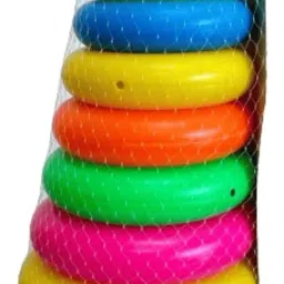 Kids 10 Ring - Non Toxic Plastic Multi Use Bath Toy Toys-19