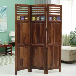 woodenmood Siramika Sheesham Kartos Wood Room Divider In Natural Finish-picture-41