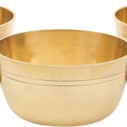 Brass Decorative Bowl Hand Crafted Brass Pooja katori 30 ml Brass Decorative Bowl set of 3 Disposable-image-51