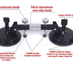 flamingo enterprise Seamless Stone Seam Setter Vacuum Leveling Tile Leveling Installation Tool, for Granite, Marble, Slab Non-magnetic Line Level image 3