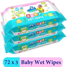Baby Wipes | Soft & Gentle Cleansing Wipes | Aloe Vera & Vitamin E ( Pack of 3-image-85
