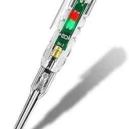 dhanvi enterprise Electrical Tester Pen, Voltage Detector Pen with Indicator Light Test Pen (1pcs) Digital Voltage Tester image 2