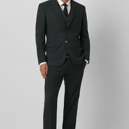 van heusen Men Four Piece Suit Self Design Suit-picture-8
