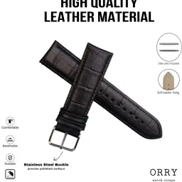 ORRY DDM croco 22 mm Genuine Leather Watch Strap-image-88