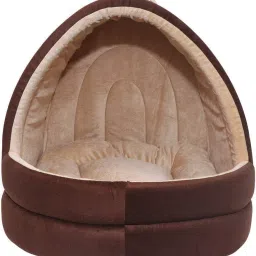 Soft Velvet Cave House for Cats Little Dogs & Pets M Pet Bed-27