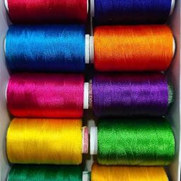 10Pcs Silk Thread For Jewellery,Tassel,Embroidery,Crafts/ShinySoft Thread spools Thread-23