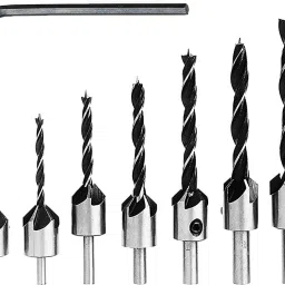 Steel 3-Point Woodworking Counterbore Drill-28
