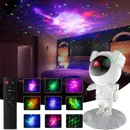 Galaxy Light Astronaut Space Star Projector 360 Adjustable Head Night Lamp-96