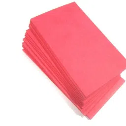 Visiting Card/Business cards, Plain visting cards -Set of 100 (RED) Business Card-21