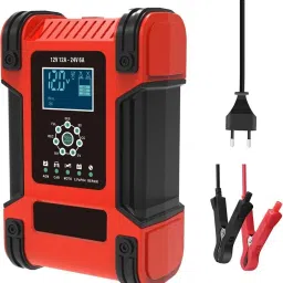 12V Automatic Car Battery Charger, 7-Stage Intelligent Battery Maintainer (Advanced All Battery Charger) Digital Battery Tester-image-29