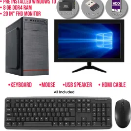 HNT Techno Solutions Intel Core i3 (6th Gen) (8 GB DDR4/1 TB/128 GB SSD/Windows 10 Pro/20 Inch Screen/i3 6th AIO by HnT_)-29