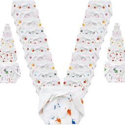 New Born Baby Hosiery Cotton Single Layer Nappies Pack Of 10(0-6 Months)-image-16