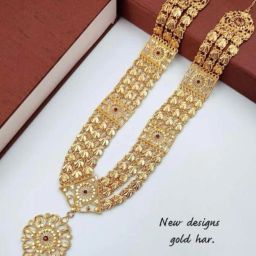 Brass Gold-plated Gold Jewel Set-image-13