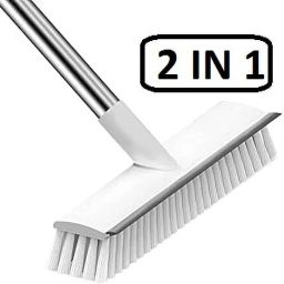 2 in 1 Tiles Cleaning Brush Floor Scrub Bathroom Toilet Brush with Long Handle with Holder-33