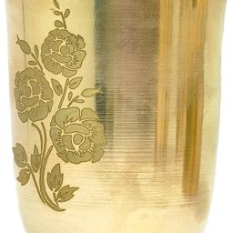Pure Brass Glass/Tumbler for Drinking Serving Water, Capacity- 280ml 1piece Glass Water/Juice Glass-image-63
