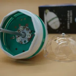 shopcircuit 360 Degree Rotating Crystal LED Bulb disco Light, LED Light Single Disco Ball Single Disco Ball image 4