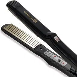 PROFESSIONAL FEEL PF S9 Hair Crimper Cum Straightener With 4 X Protection Coating Women's Hair Crimping Hair Straightener-image-91
