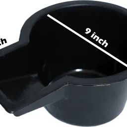Black Pot Compatible With All Commode Stool And Chair ( 1 L Capacity ) Urine Pot-image-37