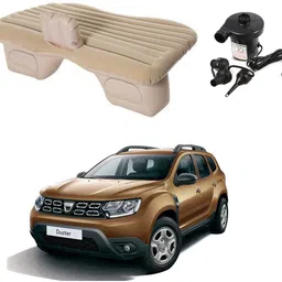oshotto Car Inflatable Bed Mattress with Two Air Pillows For Renault Duster Beige Car Inflatable Bed-picture-45