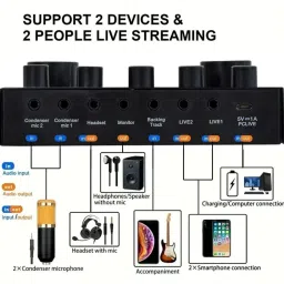 urban infotech BM800 Broadcasting Studio Recording Condenser Microphone Kit Broadcasting Studio Recording Microphone image 3