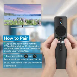 TrustEdge Bluetooth Smart Remote for Mi Tv 4A LCD LED Smart TV Remote Control Compatible for Smart TV 4A Mi LED XMRM-00A Netflix & Prime Video Hot Keys Remote Controller image 2
