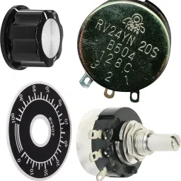 B 500K Ohms B504 RV24YN20S Potentiometer, A-03 Knob, Dial plate Rotary Potentiometer-image-20