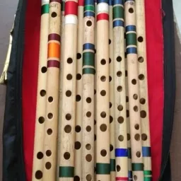 G to G 13 ps set flute bansuri set professional studio recording like sounds Bamboo Flute-24