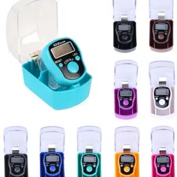 rare-zone Tasbeeh Finger Tally Counter Multi Color Pack of 1 Pcs Digital Tally Counter image 3