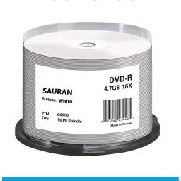 Sauran DVD Recordable Pack of 50 Blank Digital Versatile Disc DVD 4.7 GB-14