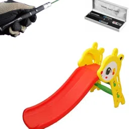 Baby Garden Rabbit Slide for Kids + Green Laser Pointer Pen-19