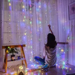 40 LEDs 8 m Multicolor Steady Strip Rice Lights-image-44