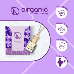 airganic Aroma Swing Combo Offer: Lemon Bee, Lavender & Snow Smog Car Freshener Diffuser image 4