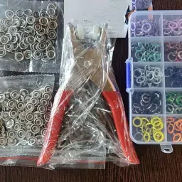 200pc Thickened Snap Fasteners Kit, Snap Button Fastner, Snap Fastener Plier Combination Snap Ring Plier-23