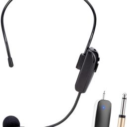 Wireless Microphone 2-in-1 Headset & Handheld – UHF, 165ft Range, Versatile Microphone-14
