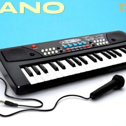 37-Key Musical Piano Keyboard with Microphone 430A1 Song Record Feaure_P663-image-87