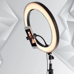 BITWEAVE 10” LED Ring Light – Dimmable with Phone Holder Ring Flash-image-126