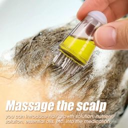 GOPINATH AUTOLINK Hair Oil Applicator Comb, Smooth Root Comb Applicator Bottle For Scalp Oil Cordless Epilator image 4
