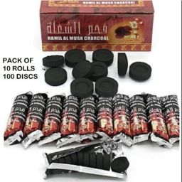 Magic Coal (Pack of 10 Roll) (100 Disc Hookah Charcoals-image-8